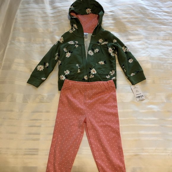 NWT Adorable Carter's "Lovely Girl" 3-Piece Set - Picture 2 of 4